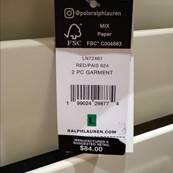 Ralph Lauren Black Label Red Paisley Pajama Set - Picture 3 of 10